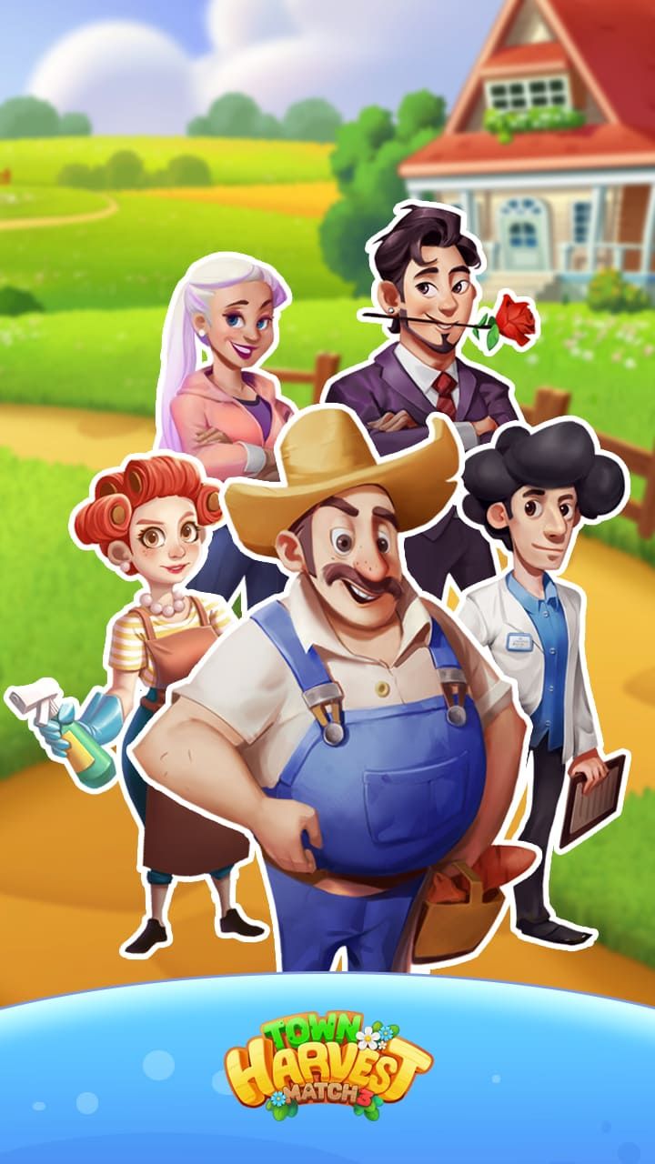 Town Harvest : Match 3